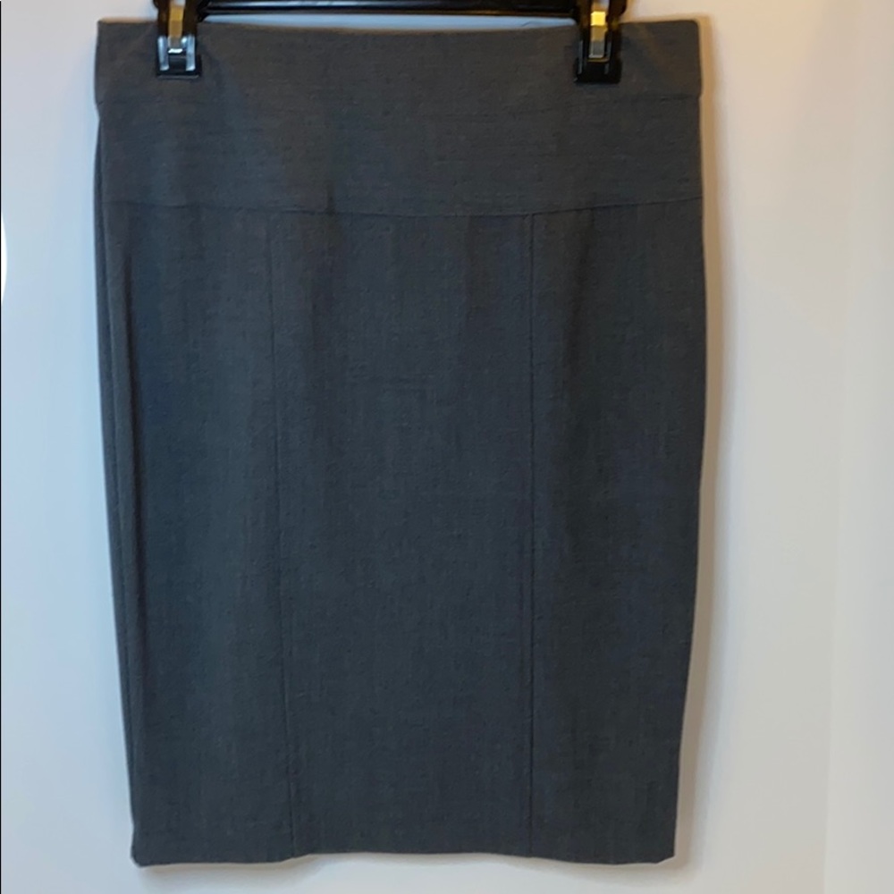 Hollywould grey knee length pencil skirt sz 5 nwot